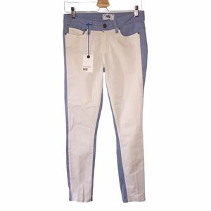 Paige Emily Ultra Skinny Color Block Denim Jeans